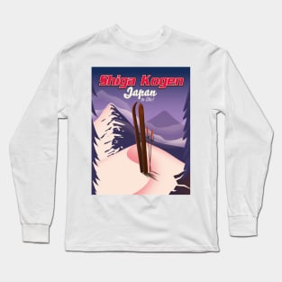 Shiga Kogen Japan to ski Long Sleeve T-Shirt